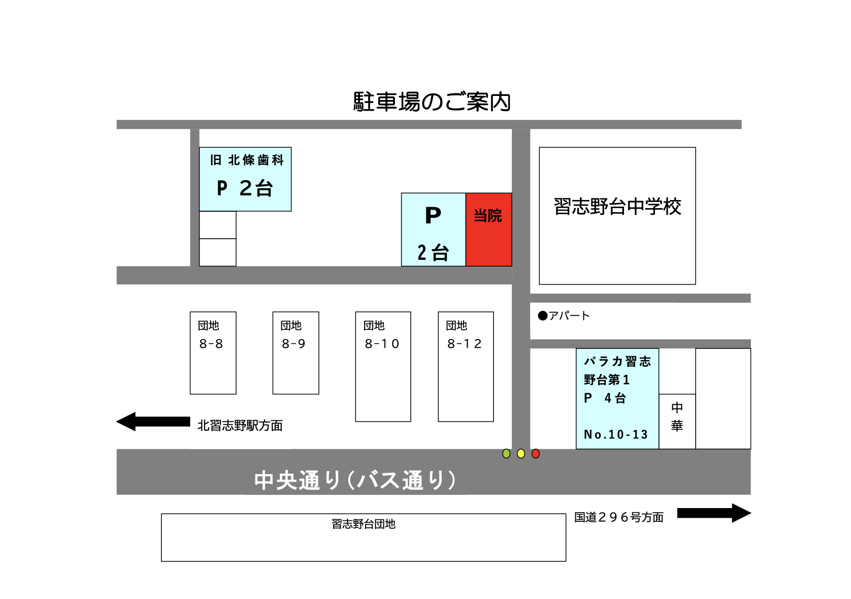 駐車場のご案内